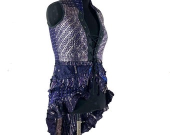 2XL Isabella Corset  Dress - Steampunk - Silk Brocade (SKU:2001-9595)
