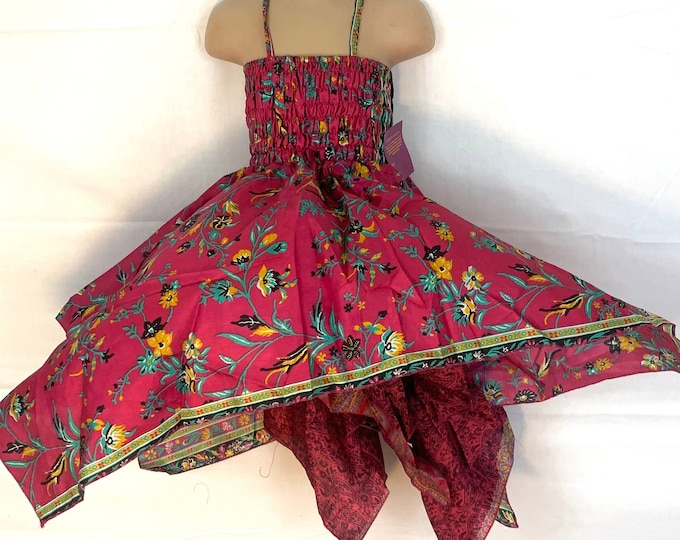 Girls Silk Fairy Dress, 2-6 years old (Hard Wearing & Easy Clean) SKU:900-2479
