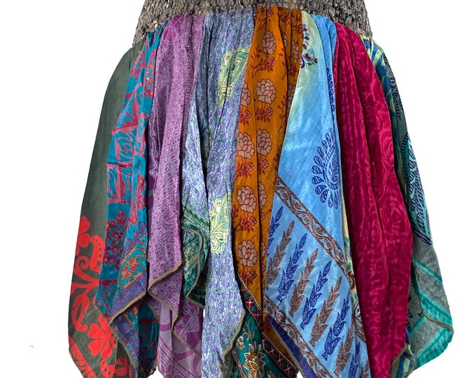 XL. Lilly Short Plus Size Mini Skirt. Harem style waist gives comfortable fit & flexibility. SKU:748-6439
