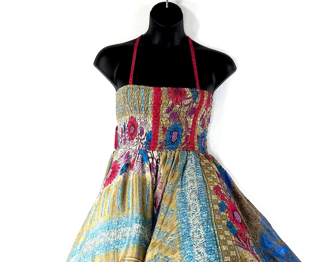 Lilian Plus Plus Size Long Silk Fairy Dress with 2XL bust (The Summer Hippy Dress) SKU:909-7381
