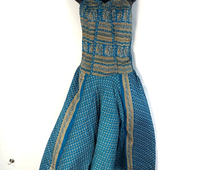 Cosima Jumpsuit - Harem Style. Silk, One size. All in one. Women's Dungarees Adult Romper Suit