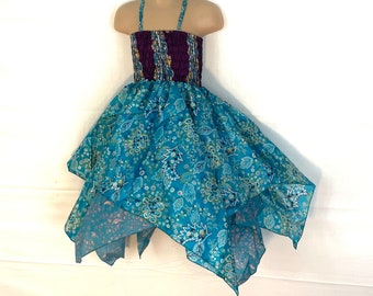 Girls Silk Fairy Dress; 2-6 years - Hard Wearing - Easy Clean (SKU:900-2489)