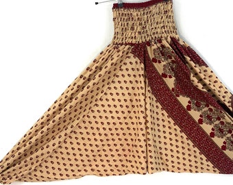 Harem Pants, One size in Silk. Drop Crotch Afghani Pants, Ali Baba, Aladdin, Afghan, Yoga Trousers UNISEX