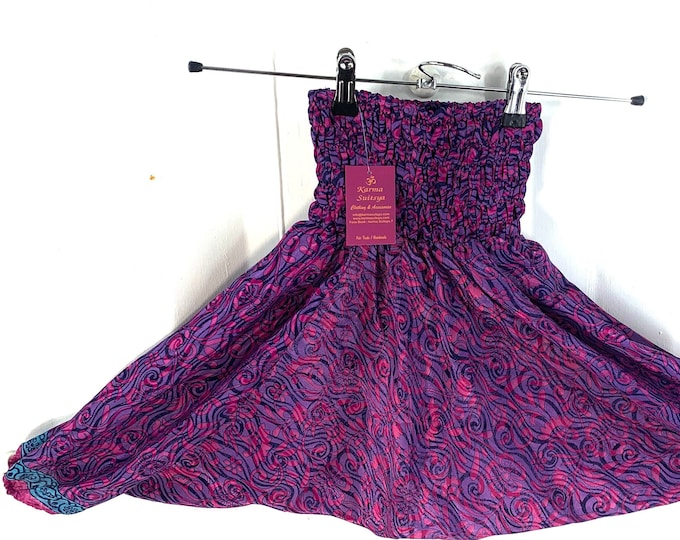 Child Size 4, Silk Harem Pants, Children's Afghans, drop-crotch, Ali Baba, yoga, unisex kids trousers.