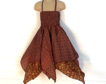 Girls Silk Fairy Dress; 2-6 years - Hard Wearing - Easy Clean (SKU:900-2494)