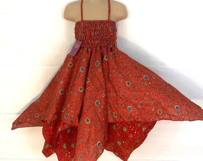 Girls Silk Fairy Dress, 2-6 years old (Hard Wearing & Easy Clean) SKU:900-2476