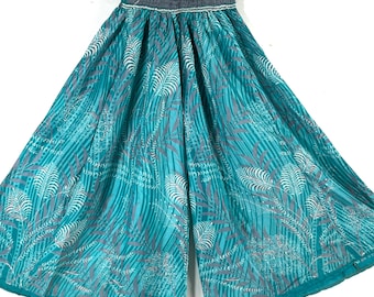 XL Delilah Culottes - Summer Silk - Plus Size Wide Leg Palazzo Pants SKU:838-8753