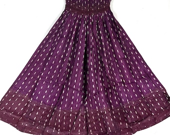 Felicity Culottes in Silk brocade One size pants with Elasticated Waist Wide Leg Palazzo trousers SKU:810-9174