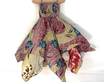 Girls Silk Fairy Dress; 2-6 years - Hard Wearing - Easy Clean (SKU:900-2455)