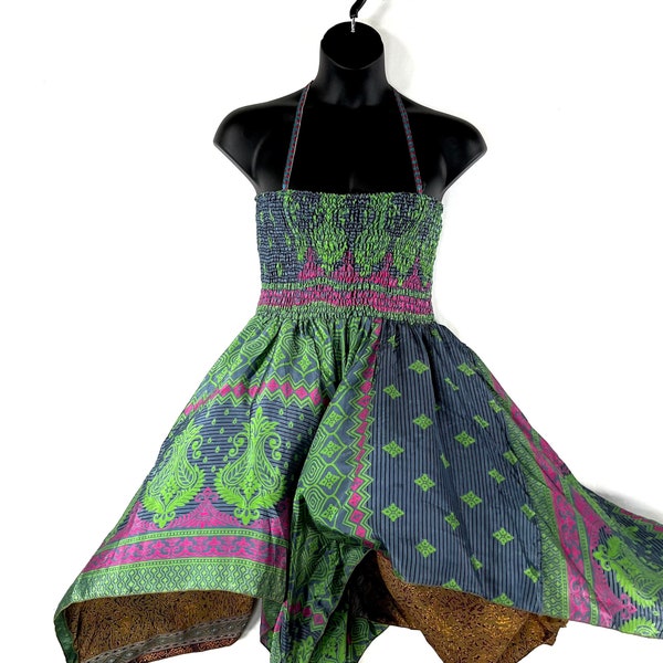 Lilian Plus Plus Size Long Silk Fairy Dress with 2XL bust (The Summer Hippy Dress) SKU:909-7380