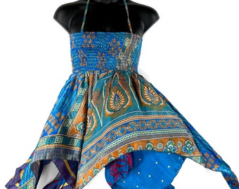 2XL Bust Agetha Midi Silk Fairy Dress - Summer Maternity Dress (SKU:908-7369)