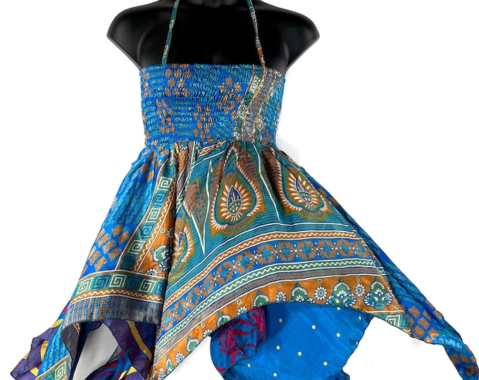 2XL Bust Agetha Midi Silk Fairy Dress - Summer Maternity Dress (SKU:908-7369)