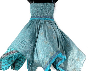 Lilian Plus Plus Size Long Silk Fairy Dress with 2XL bust (The Summer Hippy Dress) SKU:909-7386