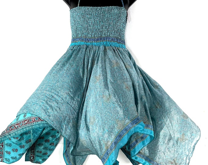 Lilian Plus Plus Size Long Silk Fairy Dress with 2XL bust (The Summer Hippy Dress) SKU:909-7386