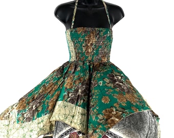 Elvina Fairy Dress; Silky One Size Sundress comfortable & ethical, Length 87cm (34") SKU:901-8338