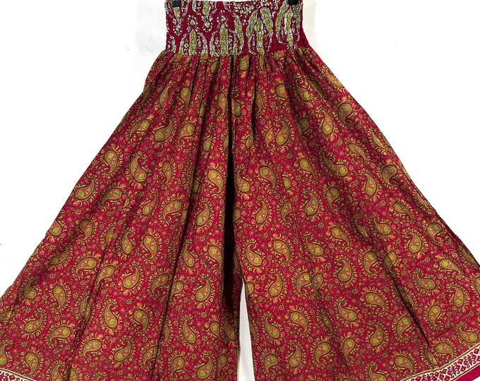 Eloise Culottes - Summer Silk - One Size - Wide Leg Palazzo Pants SKU:830-8716