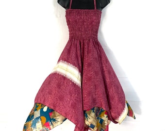 Gina Fairy Dress - Plus Size - 42" Long - Summer Silk (SKU:906-2527)