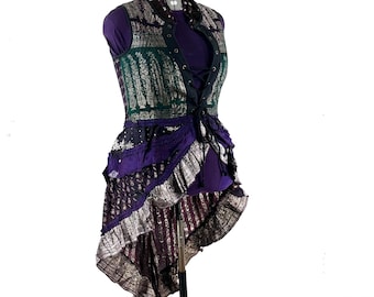 3XL Isabella Corset  Dress - Steampunk - Silk Brocade (SKU:2001-9589)