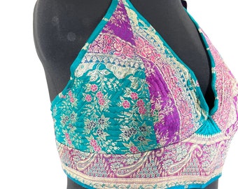 3XL Phoenix Tribal Top. New cut in Silk brocade. SKU:1027-7659