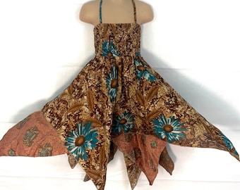 Girls Silk Fairy Dress; 2-6 years - Hard Wearing - Easy Clean (SKU:900-2454)