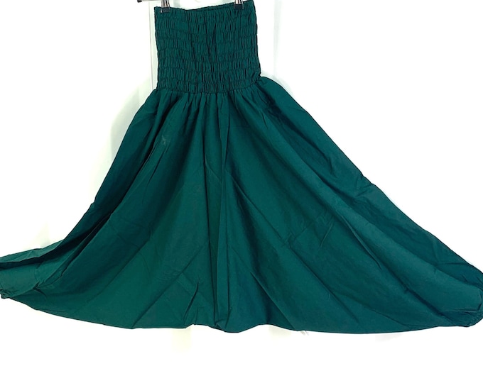 Green Cotton Harem Pants with Drop Crotch. Unisex Afghani Pants Ali Baba Trousers Aladdin Pants Afghan Trousers SKU:850-1422