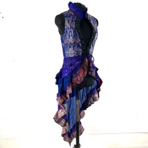 Isabella Corset  Dress - Steampunk - Silk Brocade - UK-S (SKU:2001-9643)