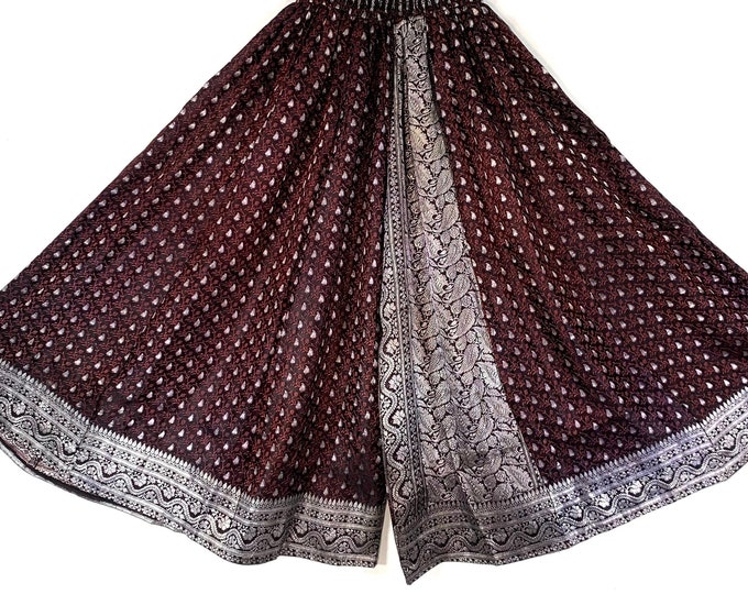 XL Waist Juliana Culottes in Silk Brocade SKU:820-6073