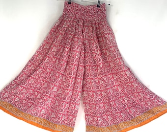 XL Delilah Culottes - Summer Silk - Plus Size Wide Leg Palazzo Pants SKU:838-4239