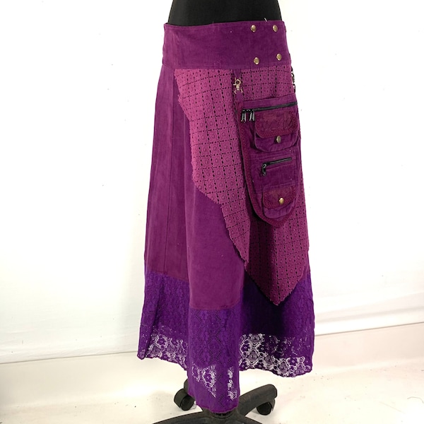 Cord Detail Wrap Skirt main image 1
