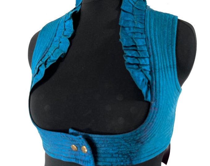 2XL. Underbust Corset Bodice Top; Plus Size Silk Bustier. SKU:445-7221