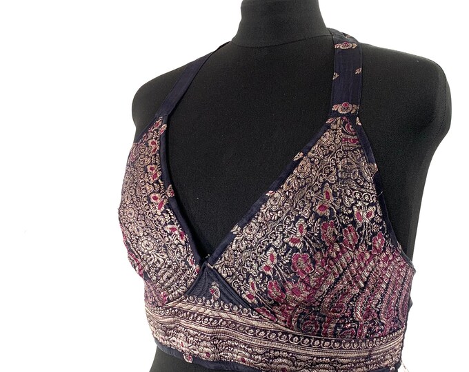3XL. Phoenix Tribal Top. New cut in Silk brocade. SKU:1027-5932