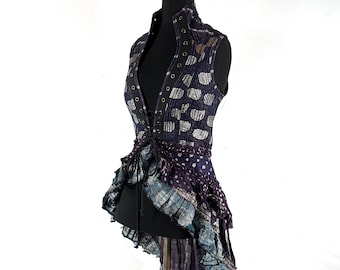 S Isabella Corset  Dress - Steampunk - Silk Brocade (SKU:2001-7185)