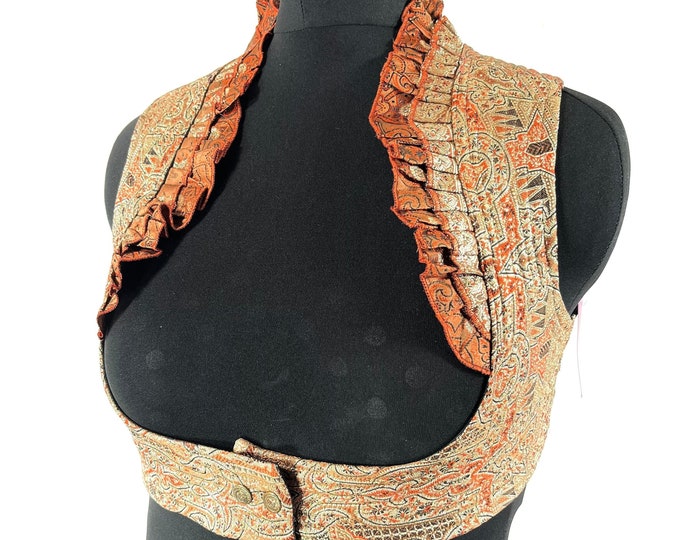 XL. Underbust Corset Bustier Top Silk; Renaissance Bodice  SKU:444-7213