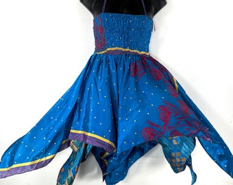 Lilian Plus Plus Size Long Silk Fairy Dress with 2XL bust (The Summer Hippy Dress) SKU:909-7383