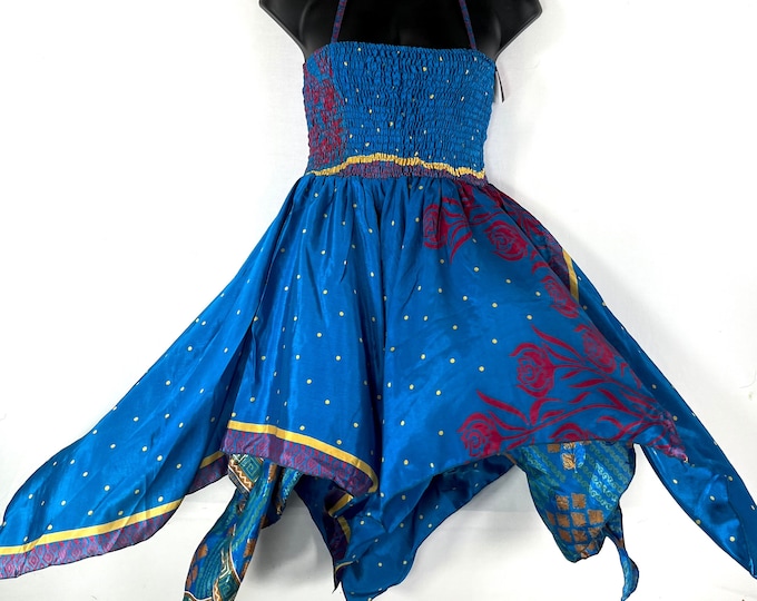 Lilian Plus Plus Size Long Silk Fairy Dress with 2XL bust (The Summer Hippy Dress) SKU:909-7383