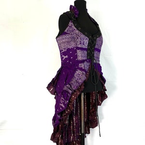 UK-2XL. Varuna Corset Dress in Silk Brocade With Long Body. - Etsy UK
