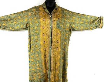XL Romilly Silk Shirt Dress - Long Sleeve - Pocket SKU:323-7701