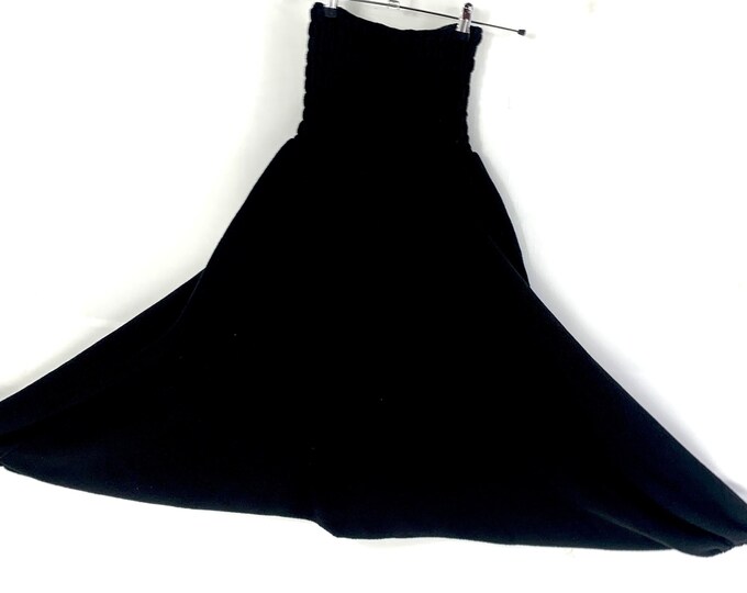 Black Fleece Harem Pants Warm & Cosy Alex One size, Unisex blanket trousers Perfect for chilly days and evenings