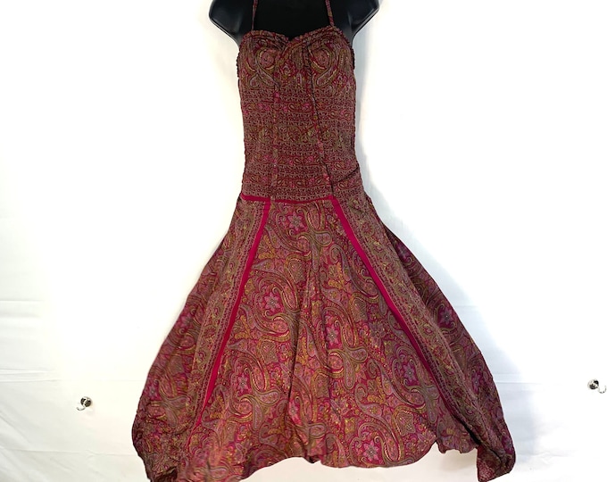 Cosima Jumpsuit - Harem Style. Silk, One size. All in one. Women's Dungarees Adult Romper Suit