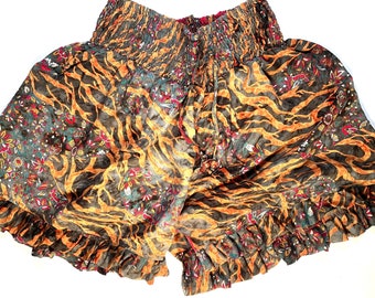 UK-2XL. Soft Silk Venus Summer Shorts, (Dance Hot Pants) SKU:SS4-4308