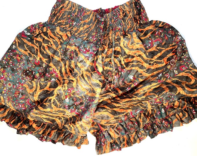 2XL. Soft Silk Venus Summer Shorts, (Dance Hot Pants) SKU:SS4-4308