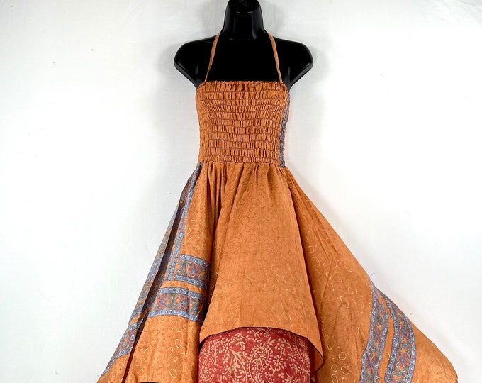 Tatiana Fairy Dress 43" (109cm) Length, One size, Silky Summer, Bohemian, hippie, boho, gypsy, princess. SKU: 902-7249