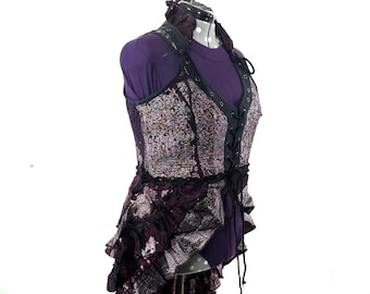 4XL Varuna Corset Dress - Silk Brocade (SKU:2002-7476)