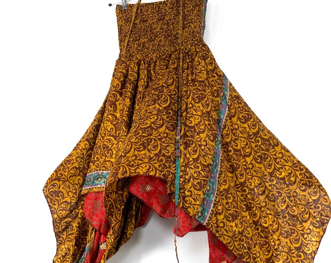 Lilian Plus Plus Size Long Silk Fairy Dress with 2XL bust (The Summer Hippy Dress) SKU:909-6289
