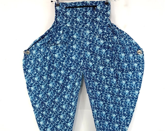 Cotton Harem Festival Pants with handy Zip Pocket.