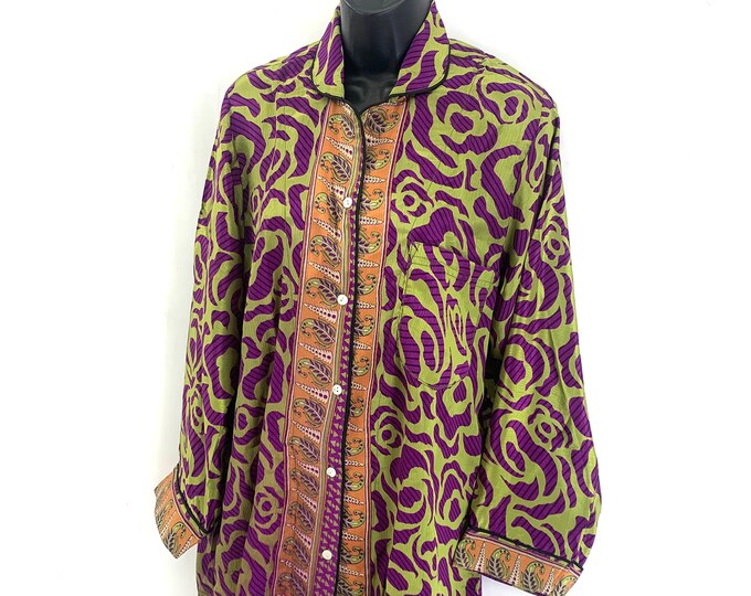 M. Luxury Pyjama Set with matching gift bag Quality Handmade Nightwear. Perfect Valentine Gift for your wife or girlfriend. SKU:726-3816
