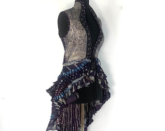 S. Isabella Corset Ren Faire Dress in Silk brocade.