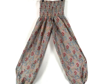 Tina Silk Pantaloon, One Size (Gypsy High Crotch Harem Trousers) SKU:840-6224