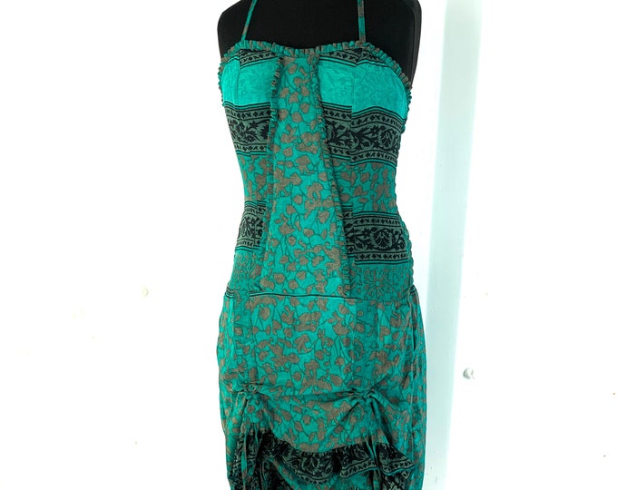 Ruby Fantasy Dress in light summer silk, Agni One size. SKU:735-2098