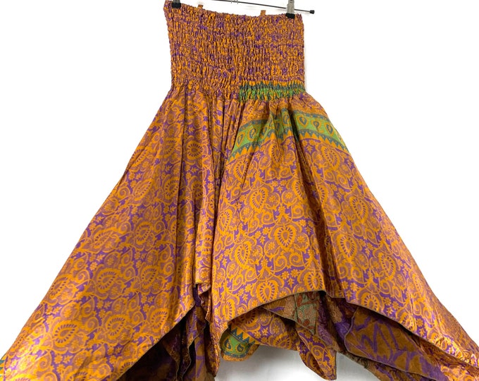 Lilian Plus Plus Size Long Silk Fairy Dress with 2XL bust (The Summer Hippy Dress) SKU:909-6293